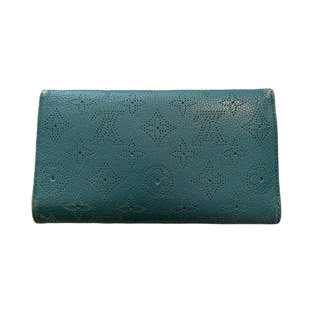 Louis Vuitton Mahina Amelia Wallet Teal Perforated Monogram Leather - Picture 5 of 15